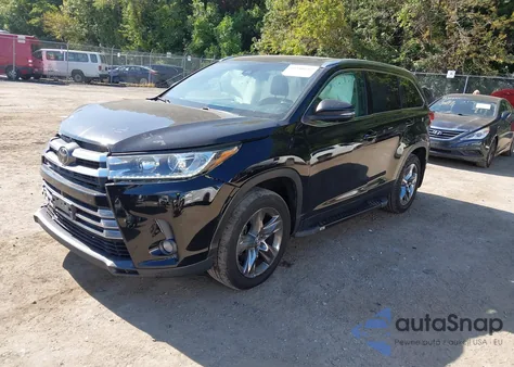 2019 Toyota Highlander Limited Platinum z USA, uszkodzony, nr VIN 5TDDZRFH4KS948183